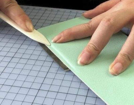 6 Pulgadas Carpeta Hueso Genuino Papel Plisado Herramienta Pluma de Origami Plegable para Encuadernación Fabricación Hecha A Mano Bricolaje de Cuero Conformación de Pliegue 
