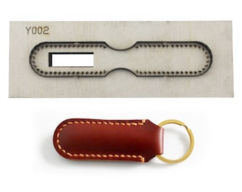 Keychain Custom Leather Cutting Die Cut Mold,Leather Punch Die Set,Leather Crafts Kraft Tool,Handmade Cutters