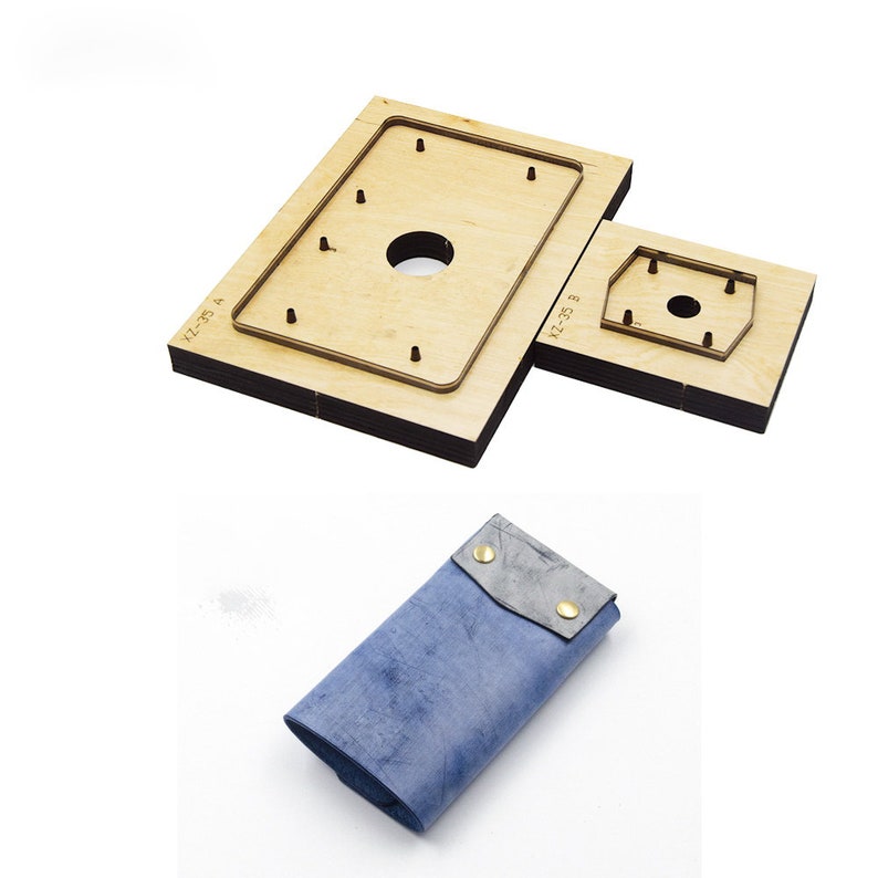 Leather Key Case Cutting Die Cut Mold Customdiy Leather Punch Etsy