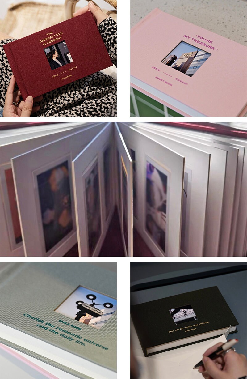 5-inch Wide Photo Album,5-inch Polaroid Photo Album Instax Photo Memory  Album,writable Photo Album,for Polaroid Photo Paper,valentine Gifts 