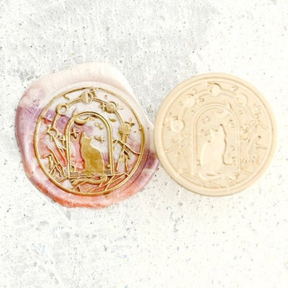 Mini Round Brass Stamp/wax Seal Stamp Metal Stamp/custom Metal Sealing Wax  Stamp Kit 