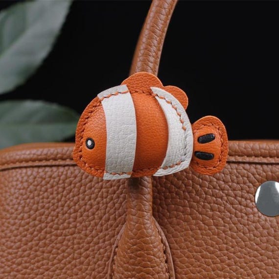 クマノミ革パンチダイカットセット、DIYクマノミバッグペンダント革