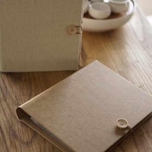Hardcover Blank Kraft Photo Albumhandmade Scrapbook Albumdiy Etsy