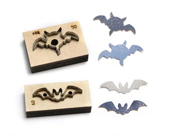 Bat Shape Leather Cutting Die, Halloween Devil Punch Mold, Keychain Crafts Tool