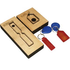 Small Keychain Custom Leather Cutting Die Cut Mold,Leather Punch Die Set,Leather Crafts Kraft Tool,Handmade Cutters