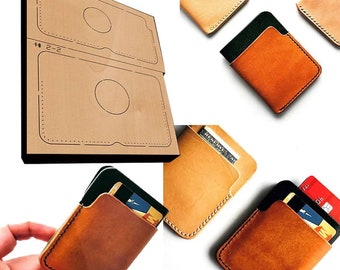 Simple card protective cover Leather Punch Die Set,DIY card Bag Leather Cutting Die Cut Mold,Leather Crafts Kraft Tool, fathers day gifts