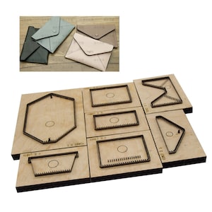 Benutzerdefinierte Mini Umschlag Tasche Form Leder Stanzen, Geldbörse Leder schneiden sterben Form, Leder Handwerk Kraft-Werkzeug