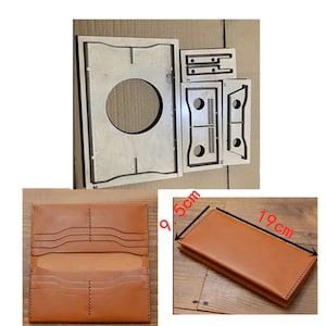 Multi-Slot-Visitenkartenhalter Leder Stanzform, benutzerdefinierte Leder Stanzer Set, Lederhandwerk Kraft-Werkzeug, handgefertigte Cutters
