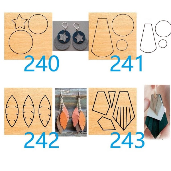 Earring Custom Size Die Cut,Irregular Earring Shape Leather Cutting Die,Leather Punch Die Cut Mold