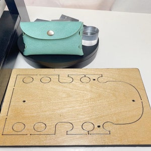 Simple Flip Wallet Leather Cutting Die Cut Mold,Custom Leather Punch Die Set,Leather Crafts Kraft Tool,Handmade Cutters