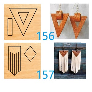 Earring Shape Custom Leather Cutting Die,Leather Punch Die Cut Mold,Leather Crafts Kraft Tool