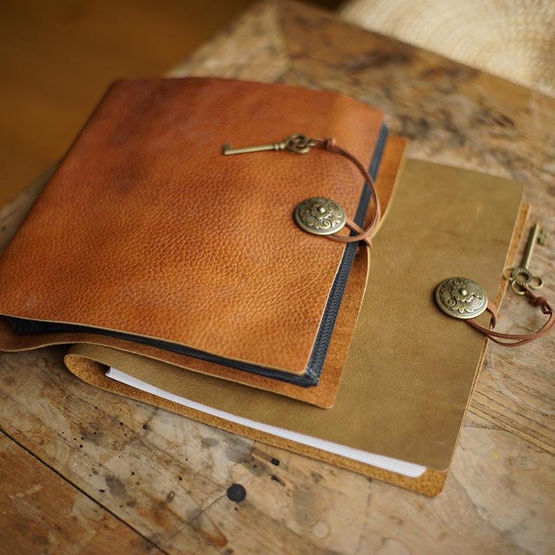 6 Inch Retro Leather Cover Pocket Photo Album,handmade Memory Book ...