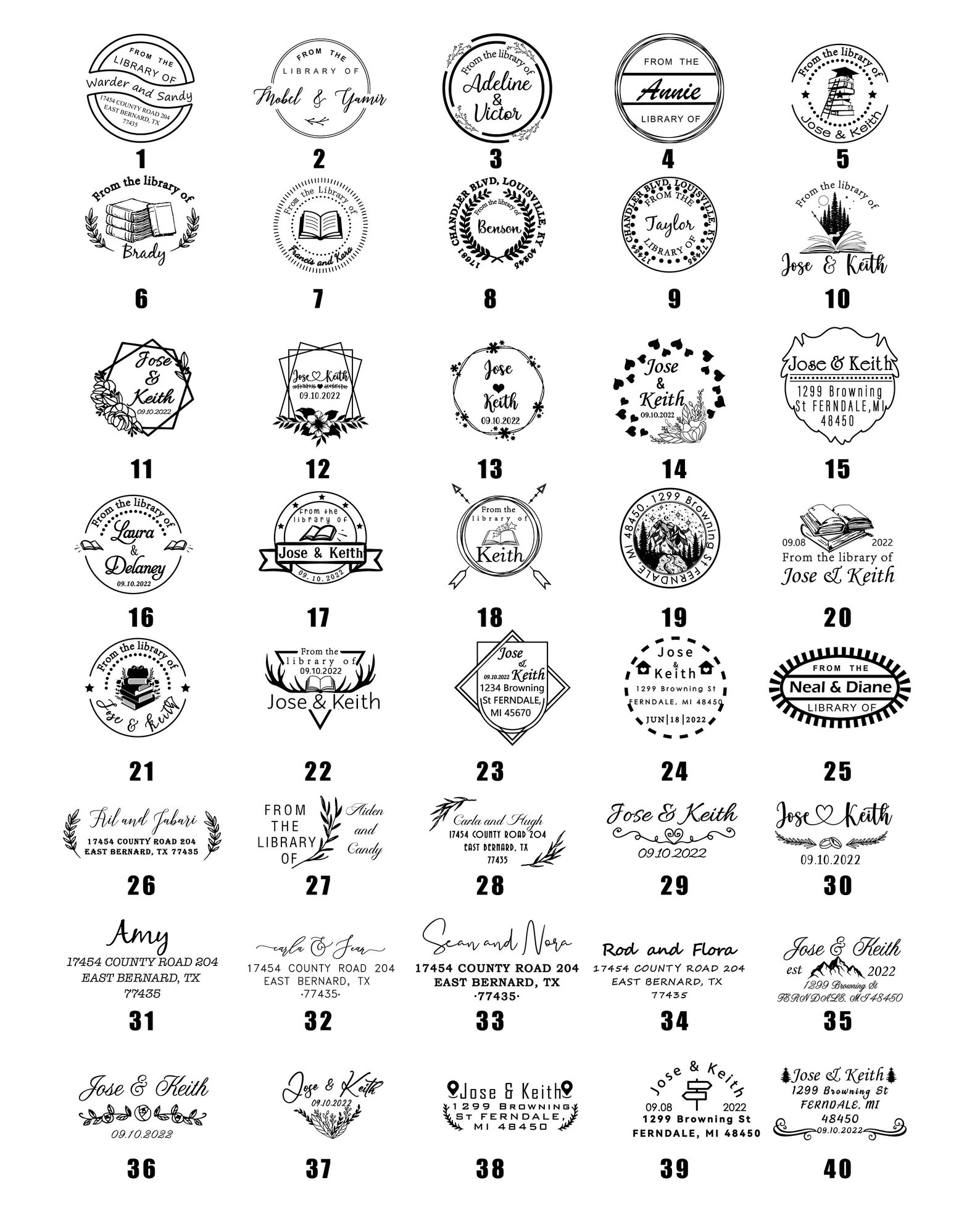 Custom Embosser Stamppersonalized Embosser Stamplogo/badge Etsy