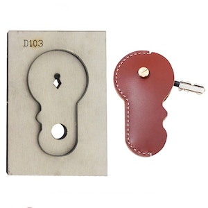 Keychain Bag Custom Leather Cutting Die Cut Mold,Leather Punch Die Set,Leather Crafts Kraft Tool,Handmade Cutters