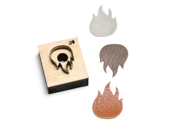 Flame Cutting Die, Leather Crafts Punch Mold, Feather Shape Tool