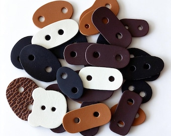 2-Hole Pig Nose Buckle Die Cut Template, Leather Craft Cutting Die