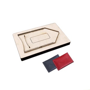 Fustella per borsa in carta integrata, stampo per fustellatura per borsa in pelle, set di fustelle per punzonatura in pelle fai da te, set di utensili Kraft per artigianato in pelle