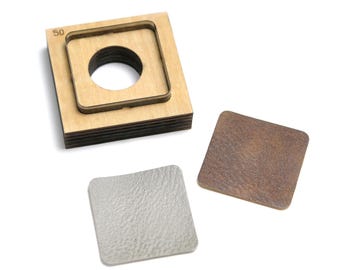 Rounded Square  Leather Punch Die Cut Mold,Leather Crafts Kraft Tool,Custom Leather Cutting Die