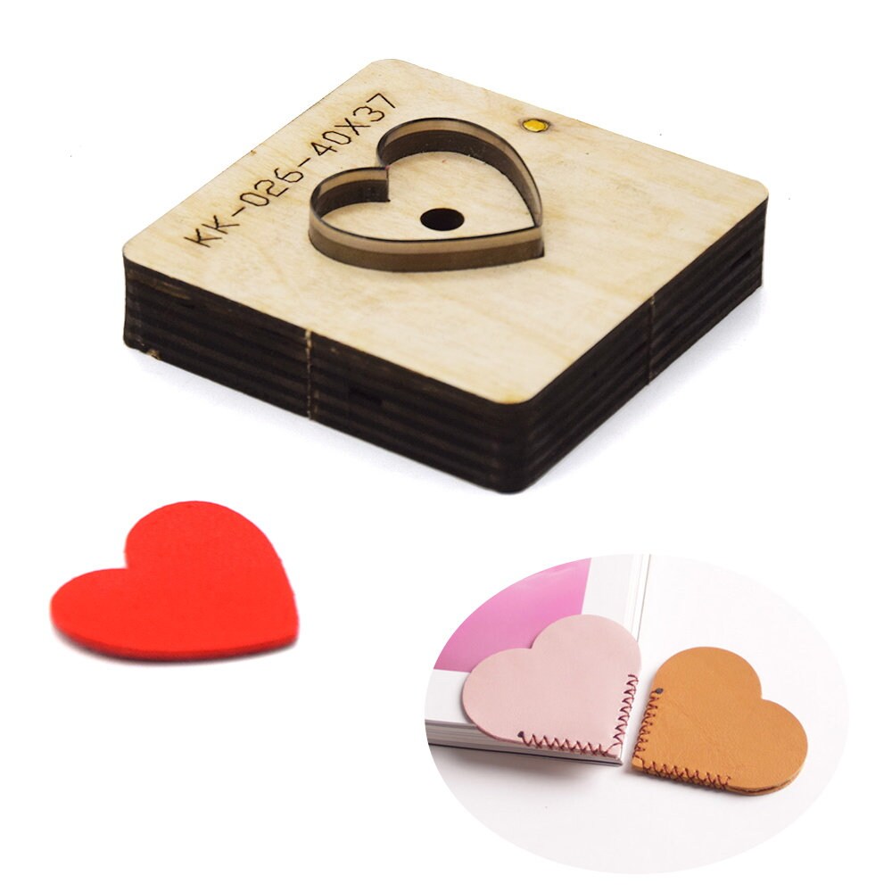 Custom Heart Leather Cutting Die, Leather & Paper Sizzix Crafts