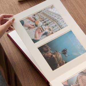 Personalization 6-inch Photo Album with ,4x6" PhotosCustom Photo Album,Custom Memory Writable Photo Album, Christmas album Gift