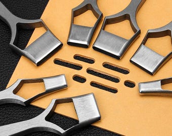 Special leather stamping tool for belts,DIY handmade belt flat punch, belt hole opener, Imported blades of various specifications cut neatly