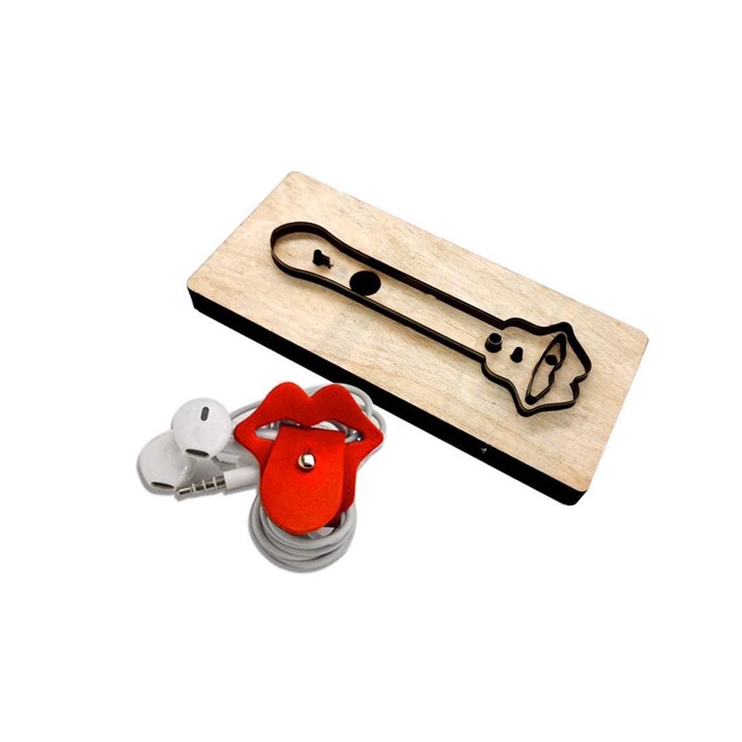 Personalized Headphone Cable Data Cable Winding Leather Etsy