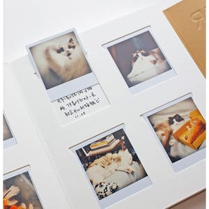 Polaroid GO Album, Polaroid GO Film (54 × 67 mm) album, carta senza acidi per proteggere meglio le foto. Regali di Natale - Può contenere 48 pezzi