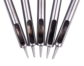 Round Hollow SPC Steel Punch For Leather (1 mm-25 mm)