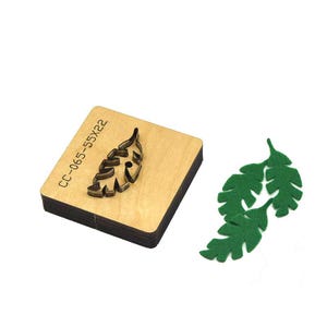 Leaves Custom Leather Cutting Die, DIY leaf Leather Punch Die Cut Mold, Plant Leather Crafts Kraft Tool