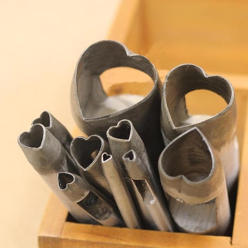 Durable Steel Hole Punchheart Shape Leather Mini Hole Etsy