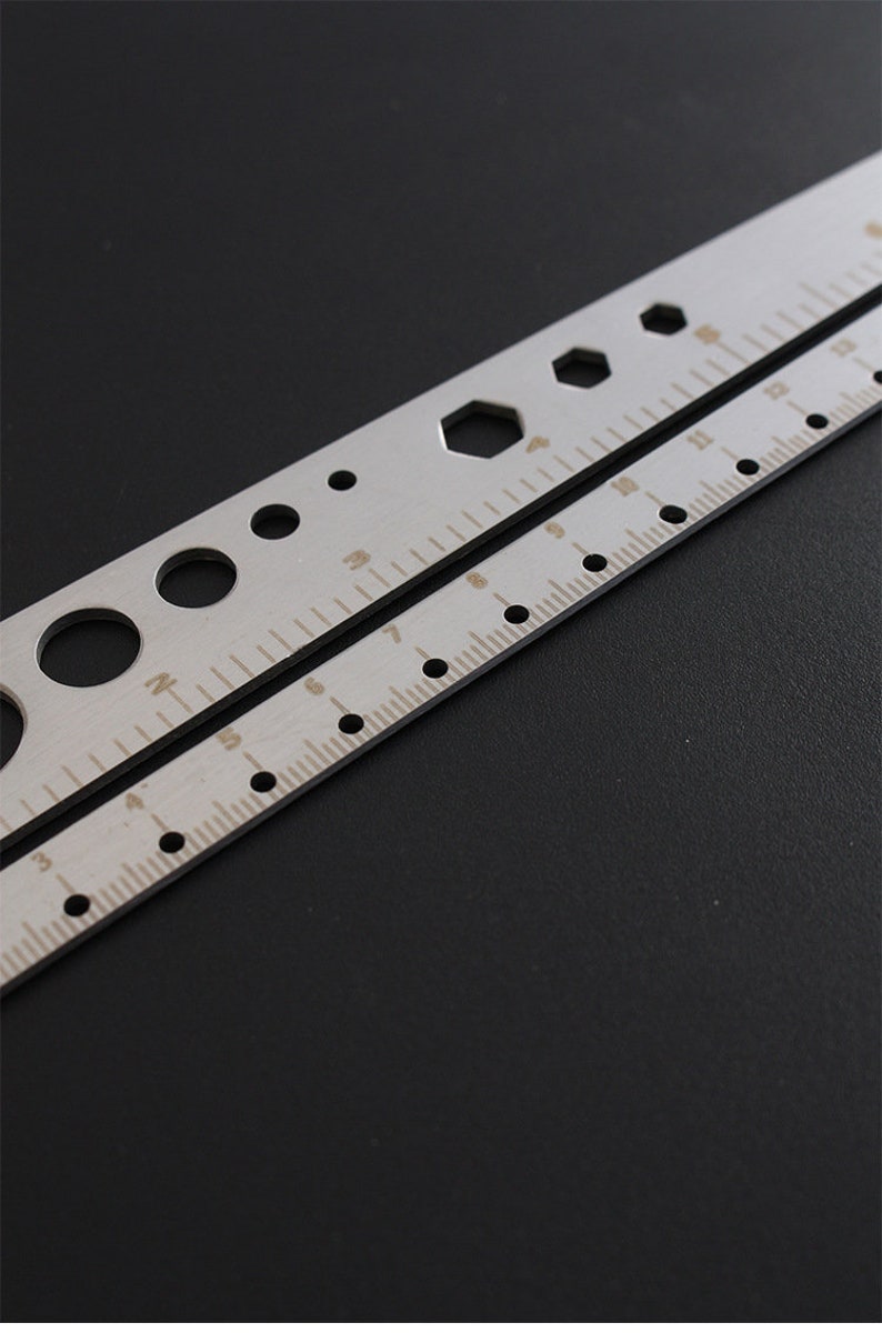 Measurer Ruler Shape Shaped Ruler, Stainless Steel Multifunctional Ruler, Graduated Ruler ...