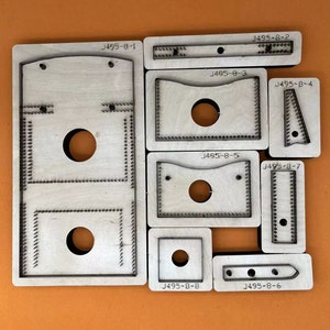 Mini cortador de billetera para monedas, juego de troqueles de cuero personalizados, molde de troquelado para cortar cuero para minibolsas, herramienta Kraft para artesanías de cuero