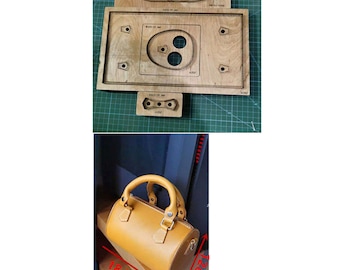 Juego de troqueles personalizados para bolsos Boston, troqueles de corte de cuero para mini bolsos, herramienta Kraft para manualidades en cuero.