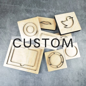 Custom Shape Leather Cutting Die,Individuation Design Leather Punch Die Cut Mold,Personalized Leather Crafts Kraft Tool