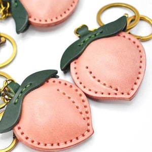 Honig Pfirsich Leder Stanzen Set, DIY Obst Schlüsselbund Leder Stanzen sterben Form, Pfirsich sizzix Papier Handwerk Kraft-Werkzeug