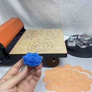 Rose Flower Shape Leather Cutting Die,Rolled Flower Wooden Die Mold