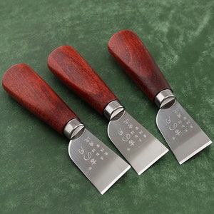 Leather paring knife,Leather thinning tool,Cutting leather knife,Inclined Knife Circular Knife Thinner Tool