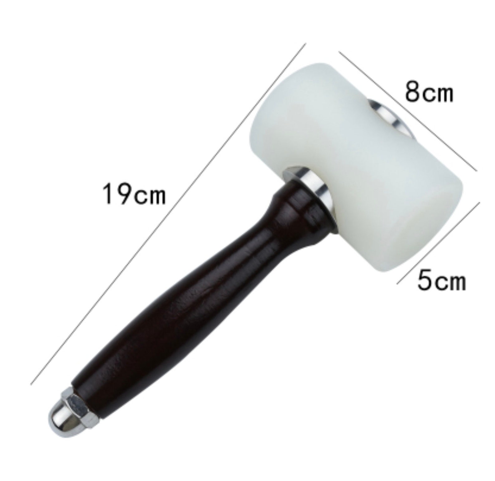 Leather Carving Hammer Nylon Hammer Tool With Wood Handle Etsy