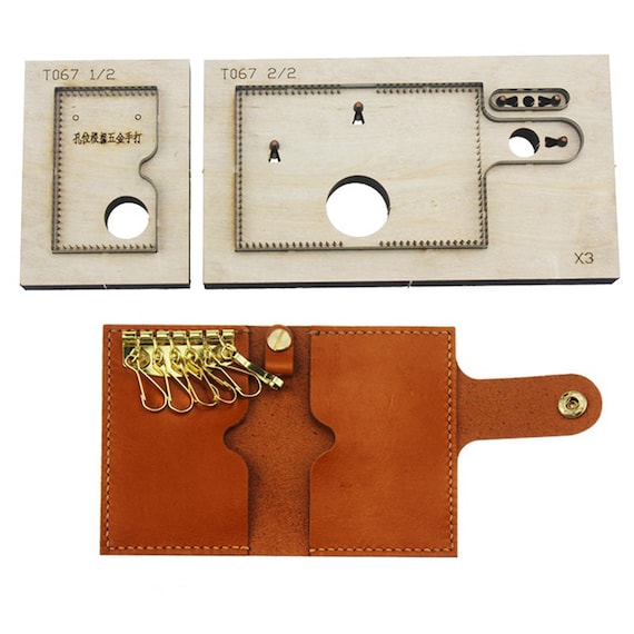 Benutzerdefinierte DIY Schlüssel Tasche Form Leder Punch Die Set, Schlüssel  Fall Leder Schneiden Stanzform, Kartentasche Leder Handwerk Kraft Werkzeug  Set -  Schweiz