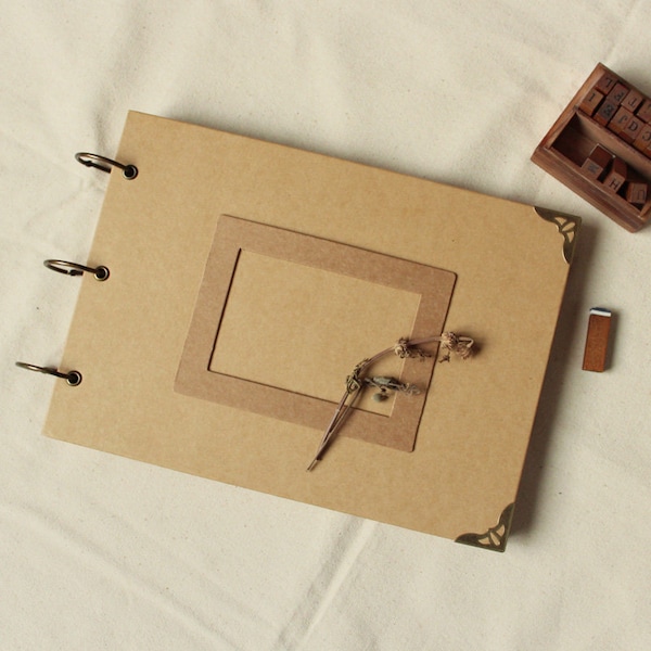 Blank Scrapbook Album Etsy