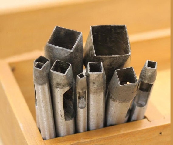 Leather Mini Square Shape Hole Puncher durable Steel Hole Punch hole Leather Crafts Maker leather Tool Etsy