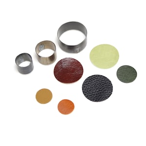 Benutzerdefinierte runde Stahl Leder Stanzform, Kreis Design Leder Punch Stanzform, Stahl Leder Handwerk Kraft Werkzeug