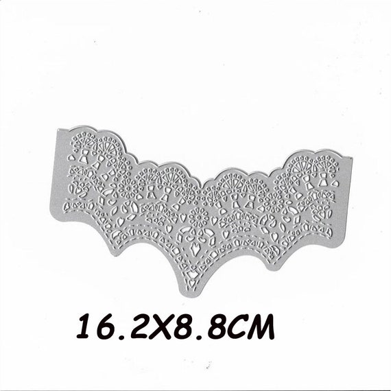 Love-Heart Chain Plastic Embossing Folders Embossing Template Paper Stencil Decorating Mold for Card Making Scrapbooking and Other DIY Paper Crafts