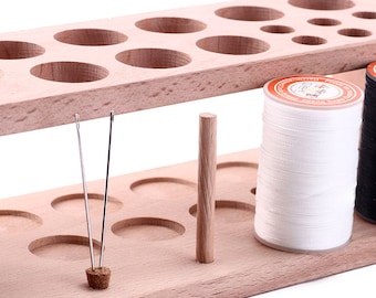 Leathercrafts Beech Tools Holder,Wooden Leather Tool Storage Rack,Tools Organizer,Tools Display Holder