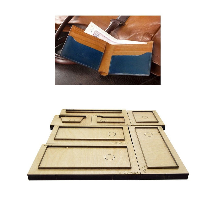 Wallet Shape Leather Punch Die Setcustom Leather Cutting Die Etsy