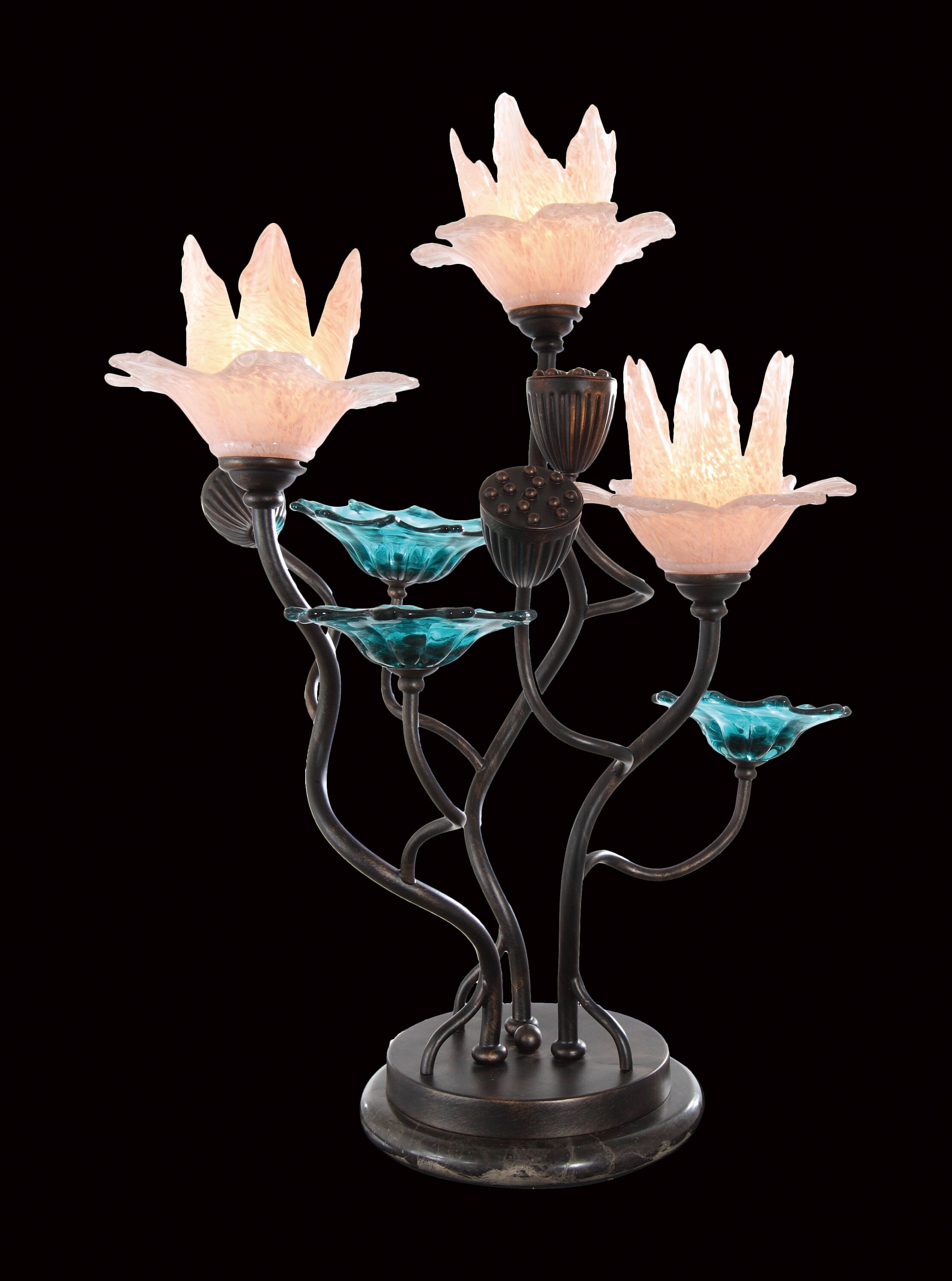 Rosa Lotus Blume Tischlampe für Schlafzimmer Schreibtisch | Etsy