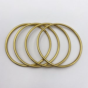 Metal O-rings Welded Metal Loops Round Formed Rings Gold Silver