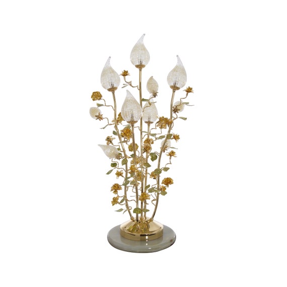 vintage gold lamp