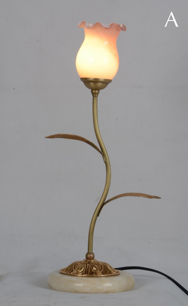 brass lamp bedside