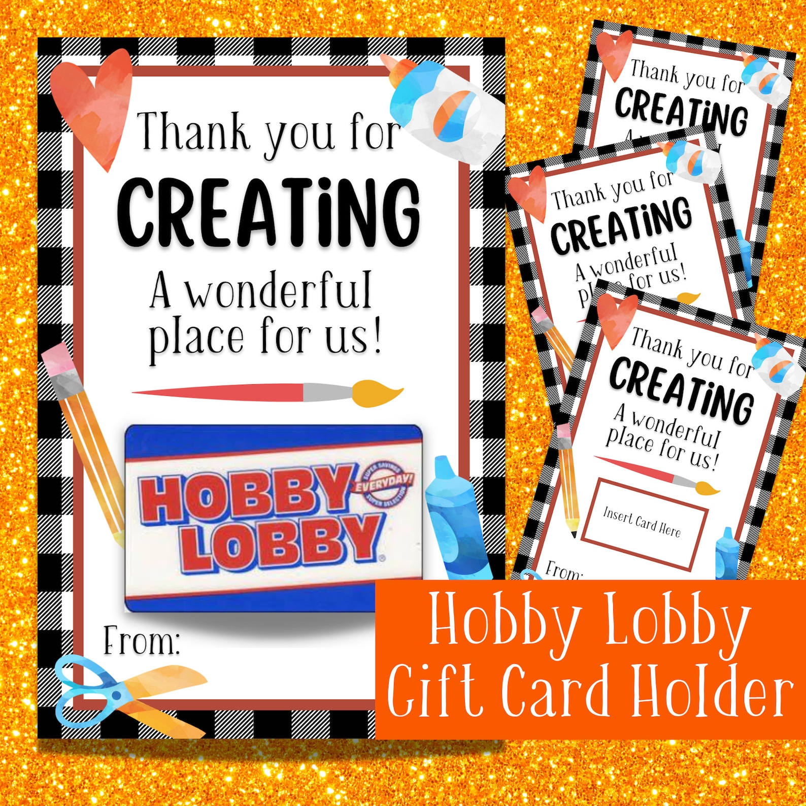 Hobby Lobby Gift Card Holder Teacher Gift Idea Home Decorating Gift